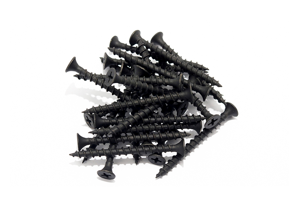 Tornillos Negros para Madera HD 8 x 2''